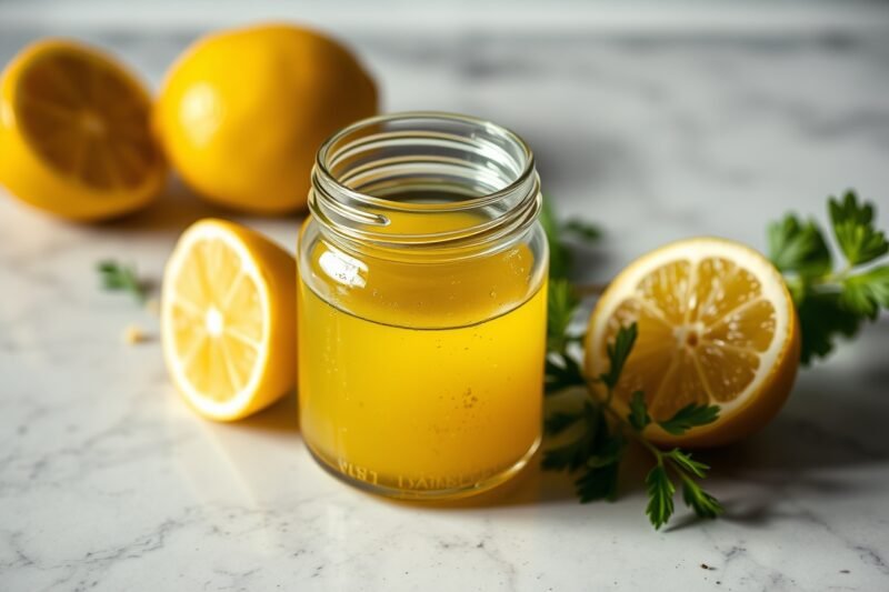 Vielseitige Zitronen-Vinaigrette für Salate