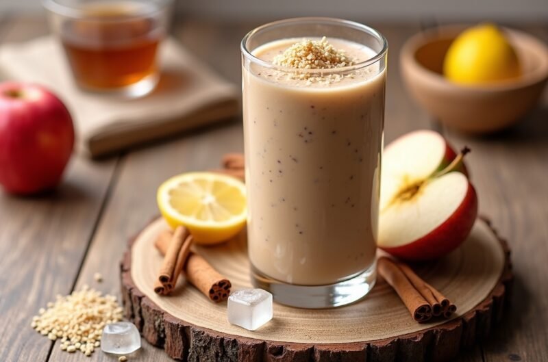 Apfel-Flohsamen Ballaststoff-Kick