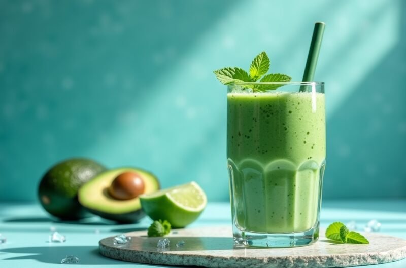 Low-Sugar Detox-Smoothies: 5 zuckerarme Rezepte zur natürlichen Entgiftung 5 Basischer Grün-Blau Balance Smoothie