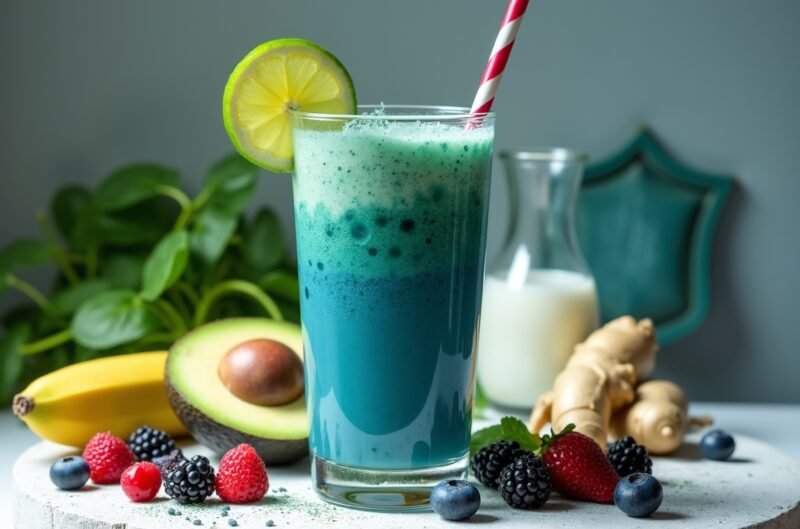 Blue Majik & Spirulina Smoothies: 5 atemberaubende Rezepte für Vitalität und Entgiftung 3 Blue-Green Immunity Shield