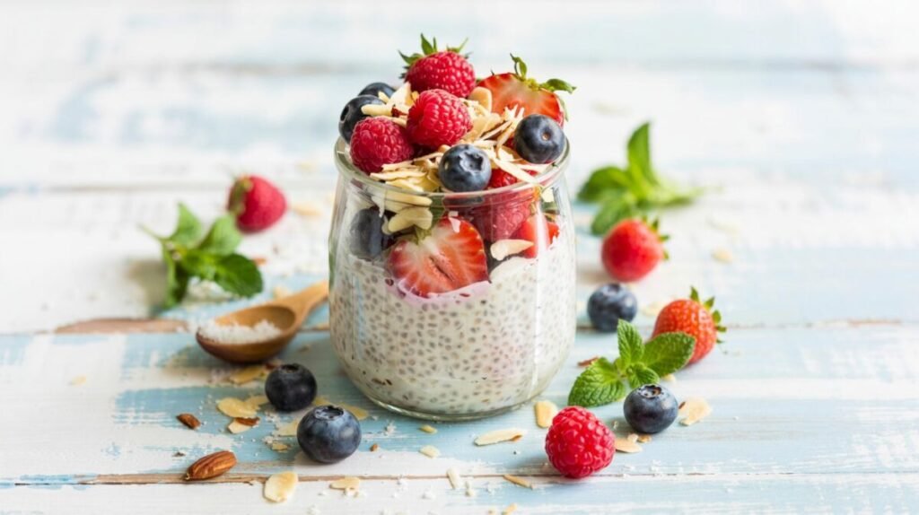 Clean Eating Frühstück: 7 schnelle und gesunde Rezepte für den perfekten Start 6 Chia-Pudding Das nährstoffreiche Clean Eating Powerfrühstück