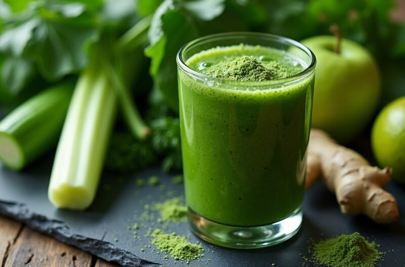 Grüner Detox-Regenerator