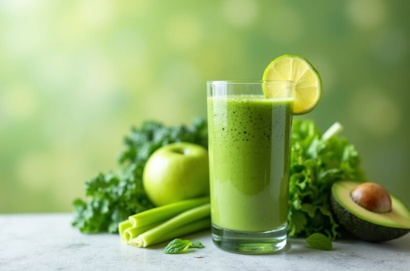 Saure Smoothies: 5 erfrischende Rezepte für einen ausgeglichenen Säure-Basen-Haushalt 3 Grüner Säure-Regulierer