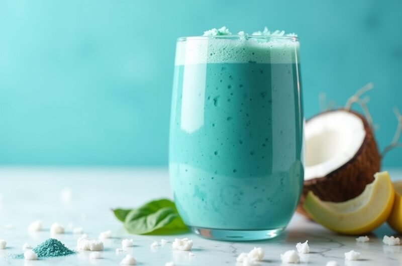 Blue Majik & Spirulina Smoothies: 5 atemberaubende Rezepte für Vitalität und Entgiftung 1 Ocean Blue Detox Dream
