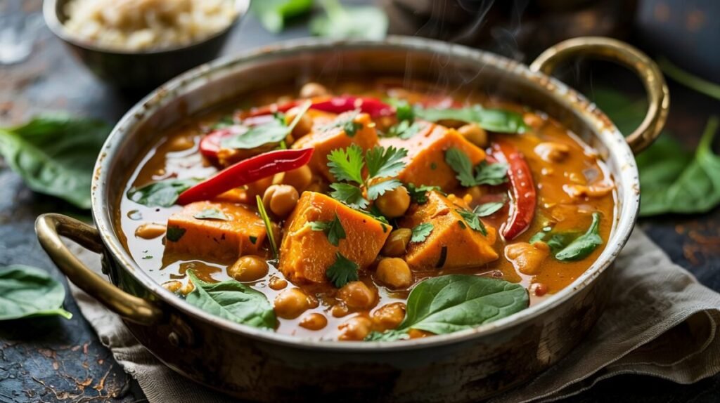 Clean Eating Hauptgerichte: 10 Rezepte, die schnell und einfach gelingen 6 One-Pot Süßkartoffel-Curry mit Kokosmilch