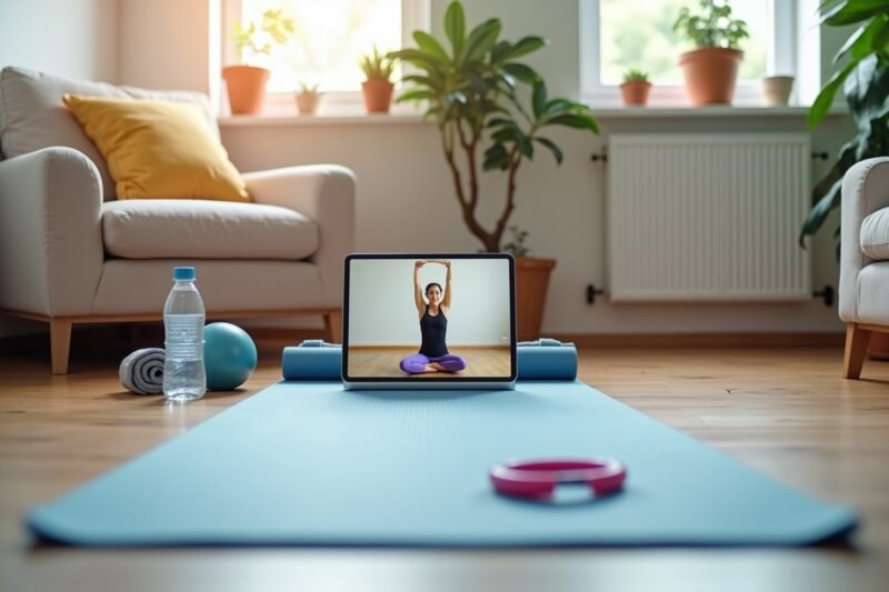 Pilates-Apps und Online-Kurse – Trainieren von Zuhause