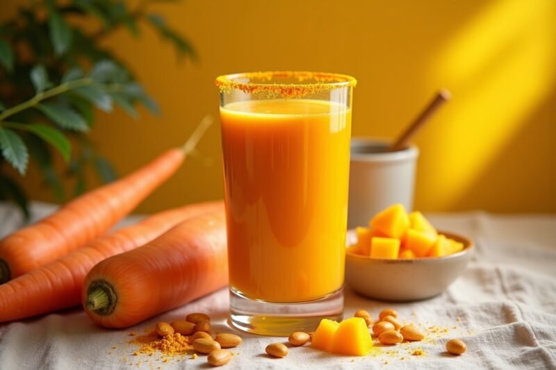 10 Beauty-Smoothie Rezepte für strahlende Haut und Wohlbefinden 5 Sanddorn Karotten Leuchtkraft