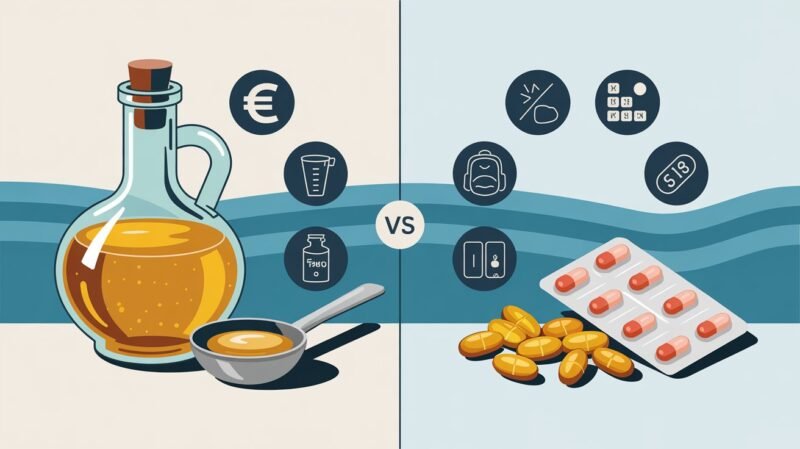 Was ist besser Omega-3-Öl oder Kapseln