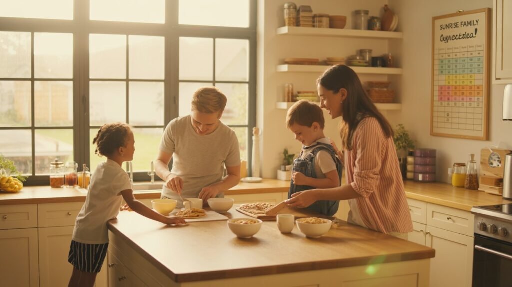 Morgenroutine für Familien Stressfrei in den Tag
