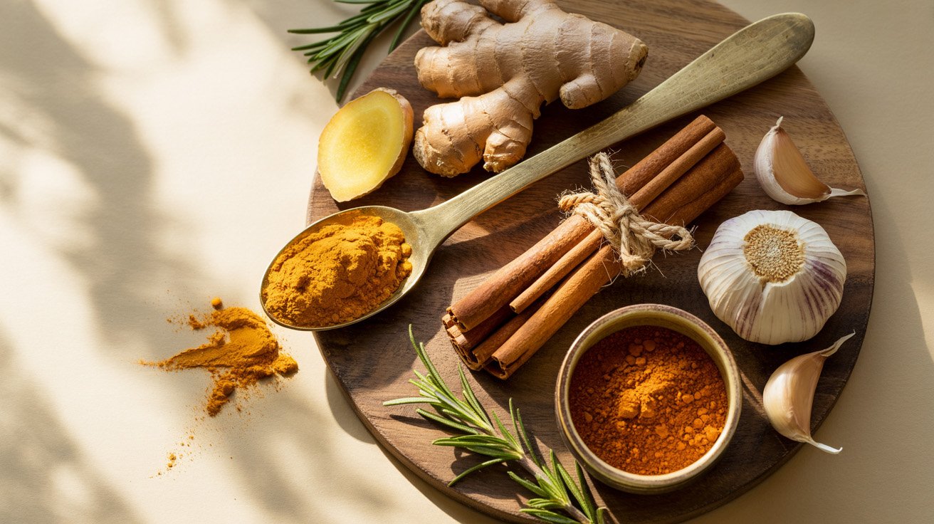 Die Top 5 entzündungshemmenden Gewürze: Kurkuma, Ingwer & Co. – Deine natürliche Apotheke